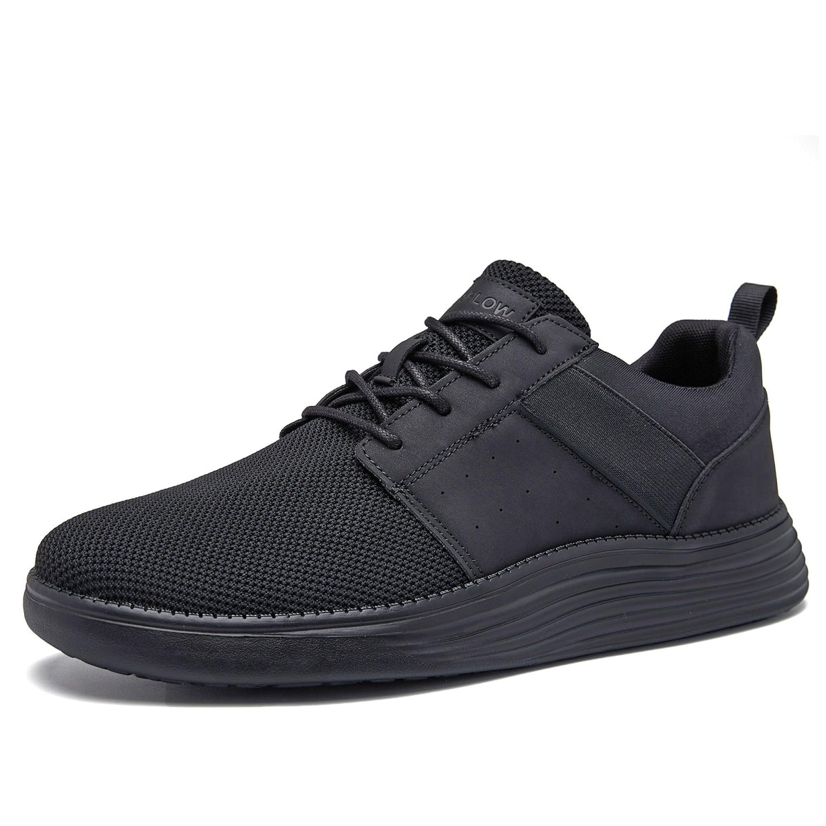 Mens Casual Dress Shoes Fashion Lightweight Walking Shoes Comfortable Breathable Sneakers Business Oxfords Gym Tennis Athletic Comfortable Breathable ALLBLACK 11.5