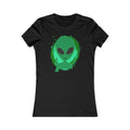 Alien Graphic Tee — Women's Cute Green Alien Shirt