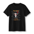 Girls' Graphic Tee — "Too Cute for the Naughty List" Cute Reindeer Christmas Shirt