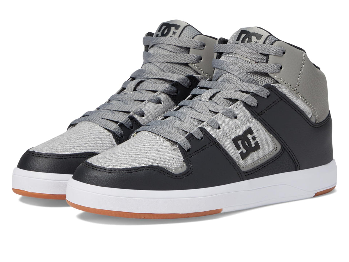 DC Shoes Mens Cure High Skate Shoe 11.5 Grey