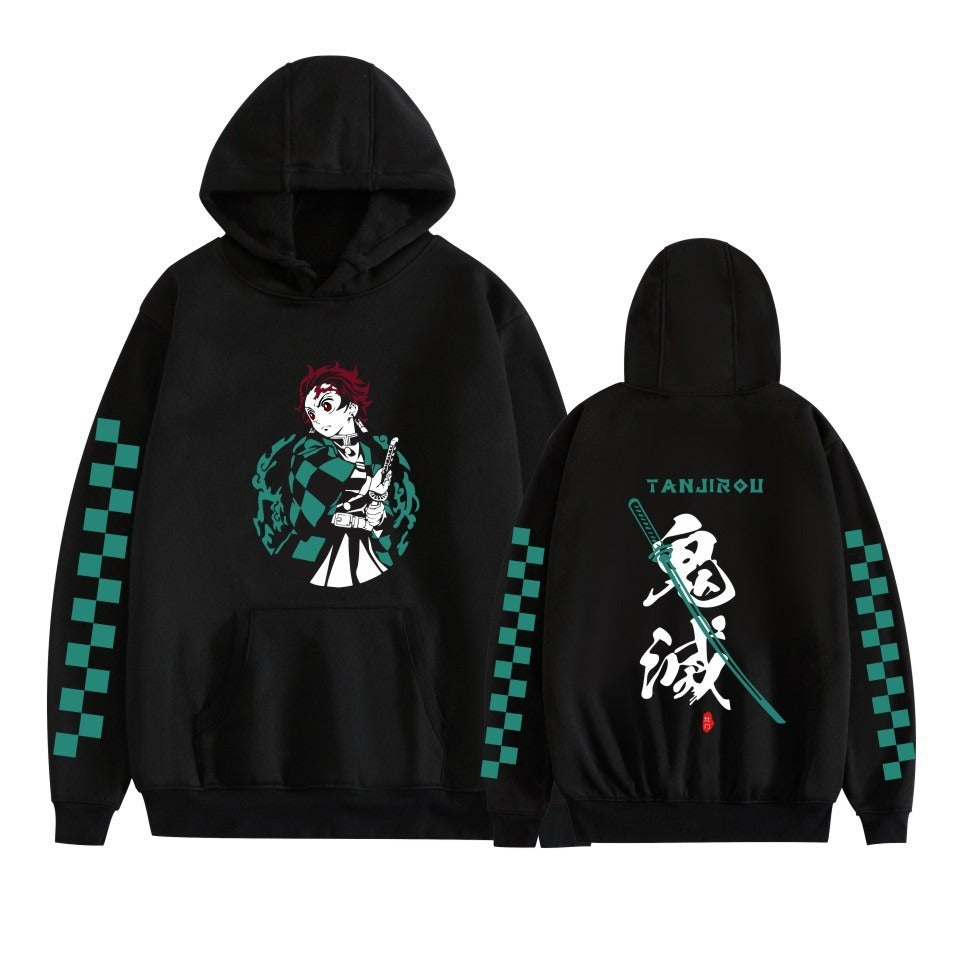 Hot selling anime day hoodie casual loose trend black hoodie men's and women's jackets
