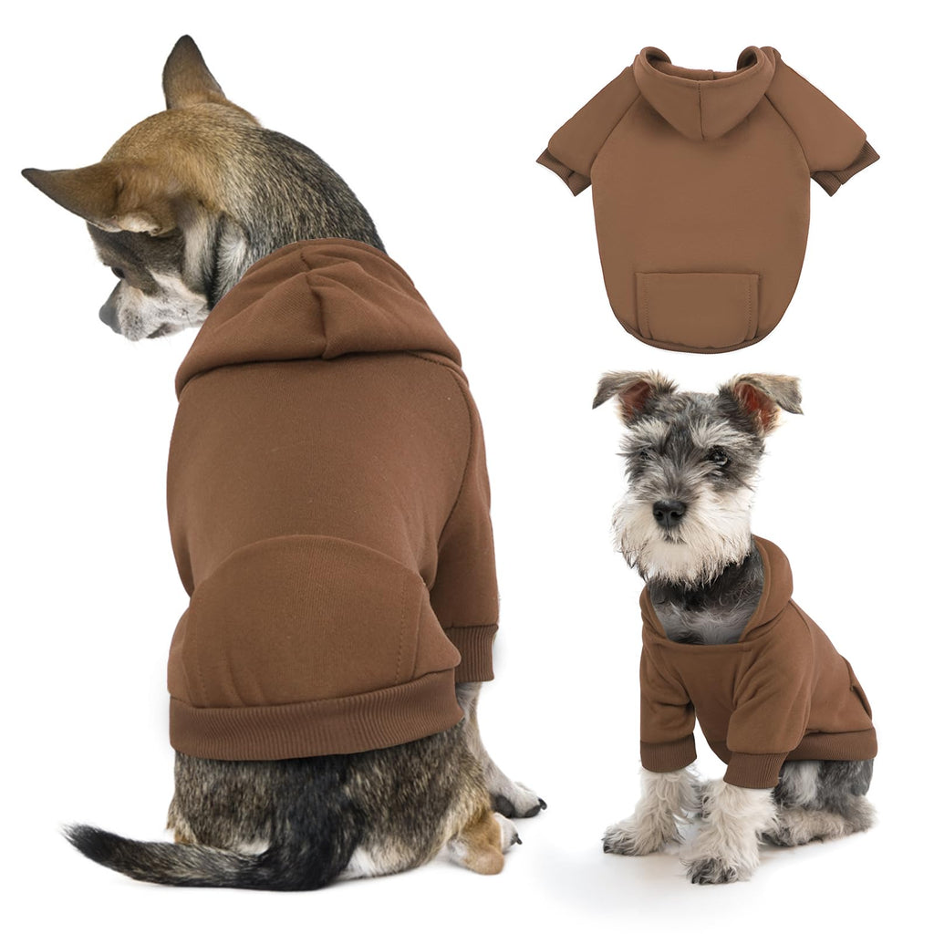 Cozy Fleece Dog Hoodie with Hood