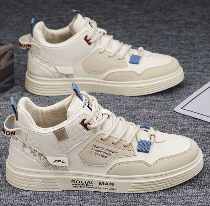 Trendy Mid-top Shock-absorbing Casual Men's Shoes