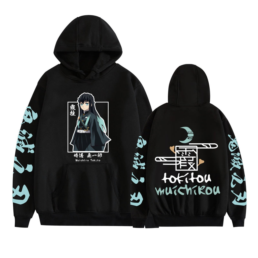 Hot selling anime day hoodie casual loose trend black hoodie men's and women's jackets