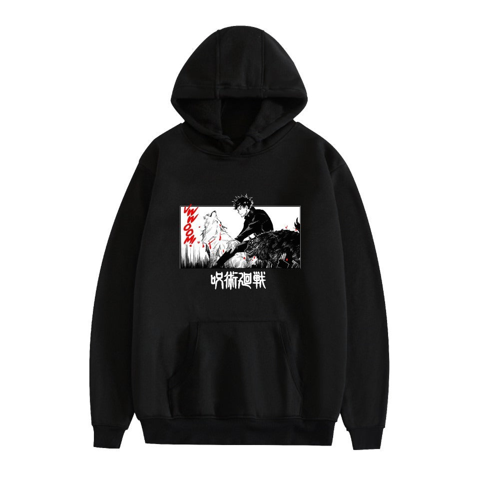 Hot selling spell battle hoodie print casual fashion student men and women autumn and winter fashion brand hoodie