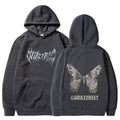 Style Hooded Sweatshirt for Men and Women, Hip Hop Butterfly Hoodie Streetwear Jacket Top