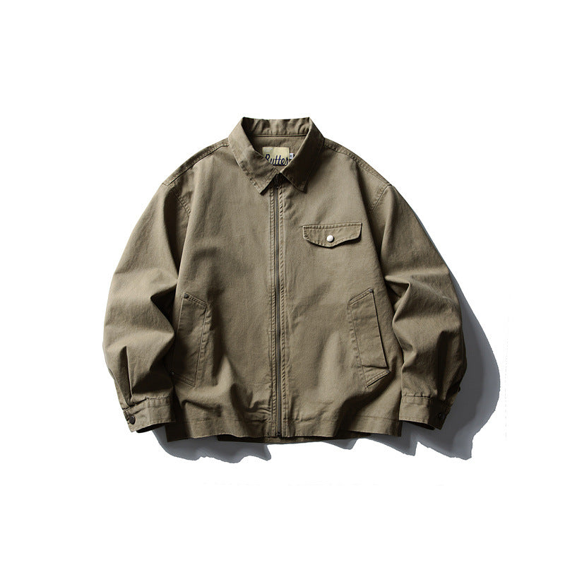 Detroit Work Jacket Men's Streetwear Cleanfit Outerwear
