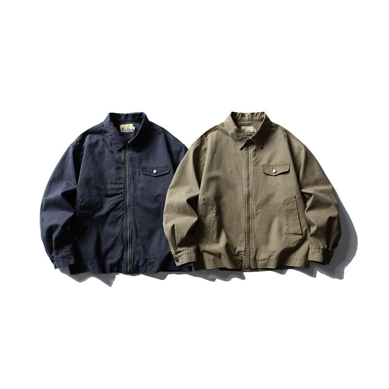 Detroit Work Jacket Men's Streetwear Cleanfit Outerwear