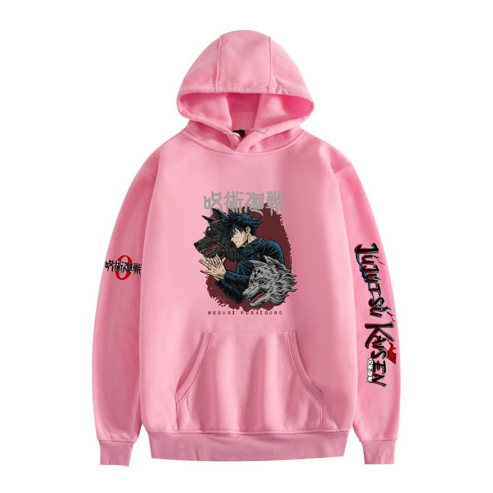Hot selling spell battle hoodie print casual fashion student men and women autumn and winter fashion brand hoodie