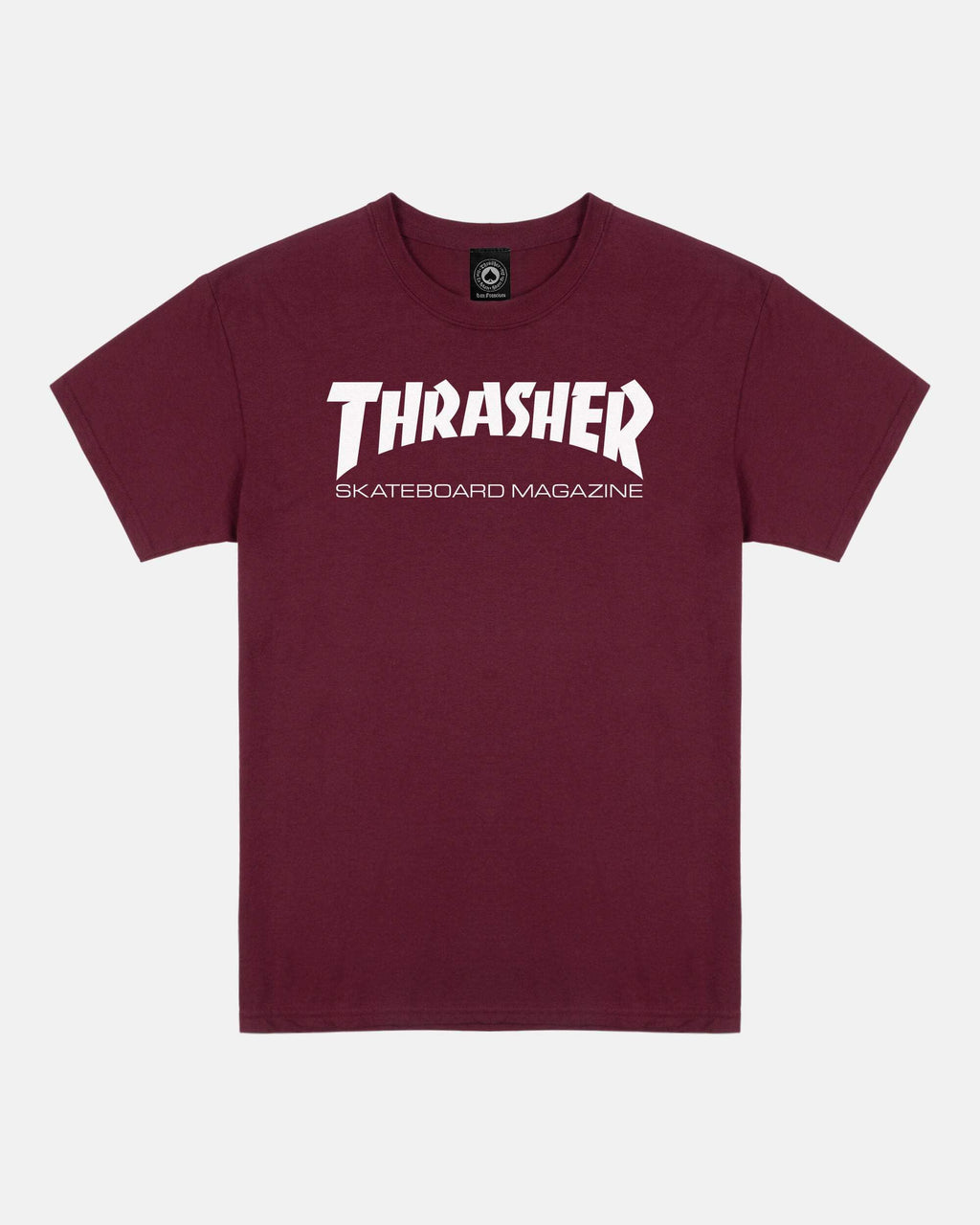 SKATE MAG - TSHIRT - MAROON Red L