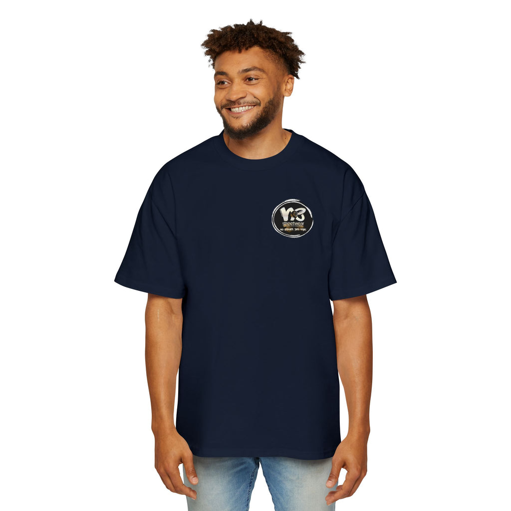 Los Dodgers Baseball Oversized Tee — Back Graphic Bat, Cap & Script Logo