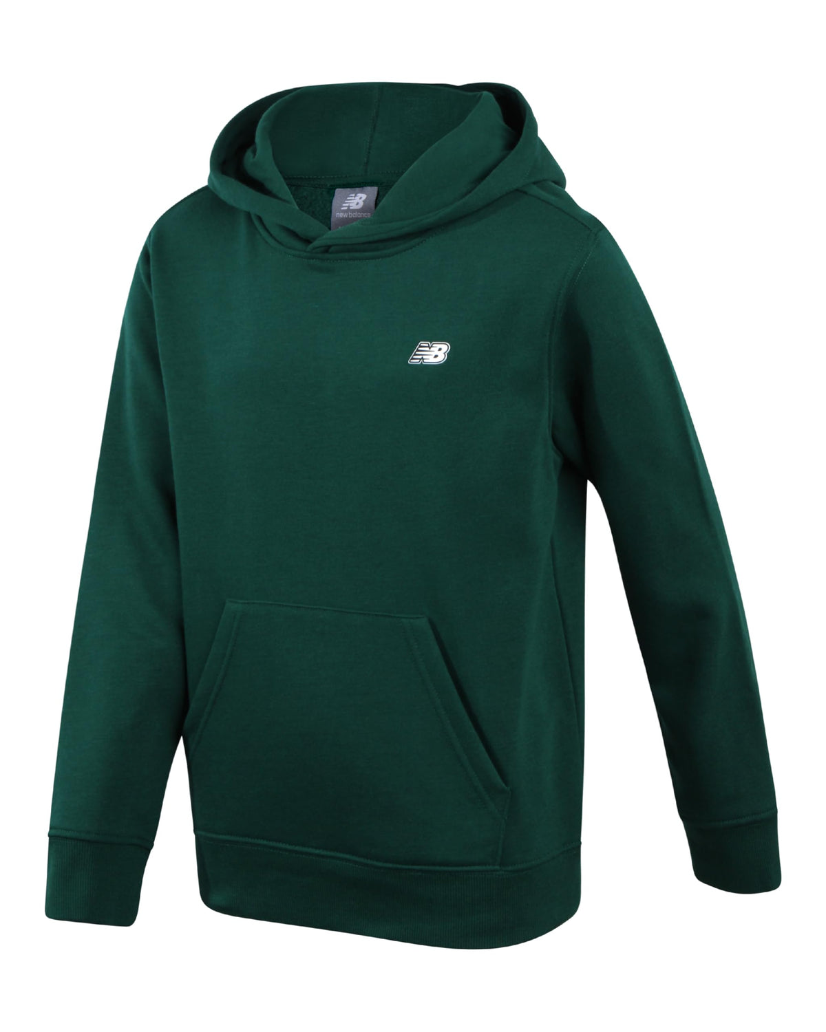 New Balance Boys Hoodie - Soft Cotton Blend Fleece Active Pullover Hooded Sweatshirt - Athletic Hoodies for Boys (2T- 20) Size 2T Marsh Green