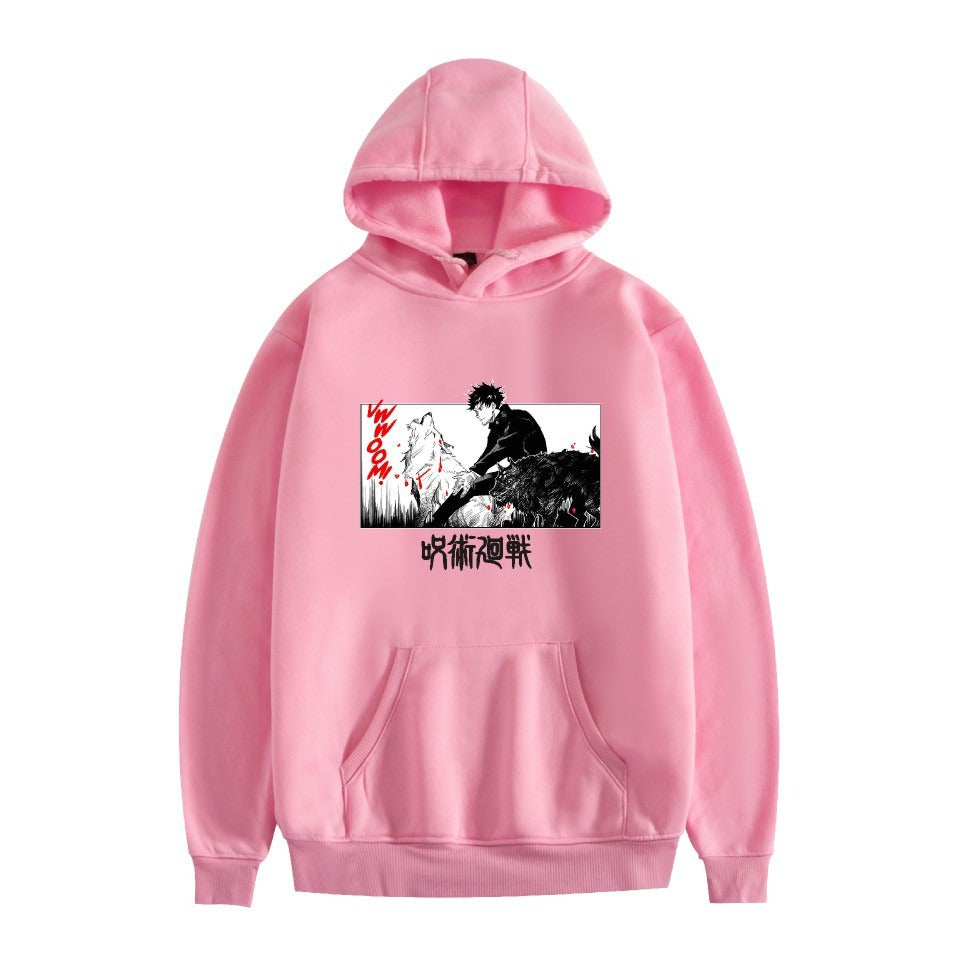 Hot selling spell battle hoodie print casual fashion student men and women autumn and winter fashion brand hoodie