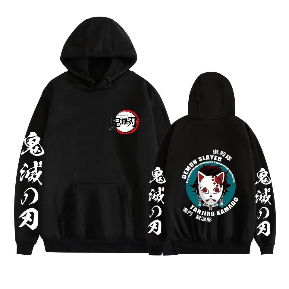 Hot selling anime day hoodie casual loose trend black hoodie men's and women's jackets