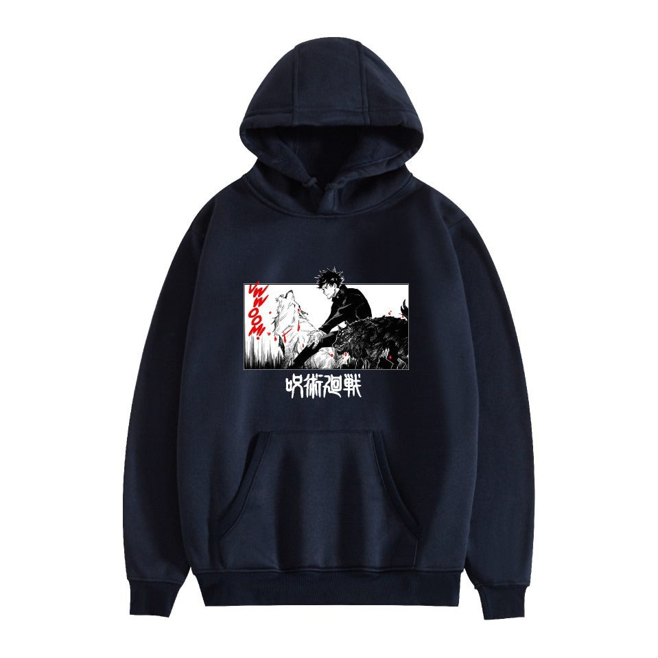 Hot selling spell battle hoodie print casual fashion student men and women autumn and winter fashion brand hoodie