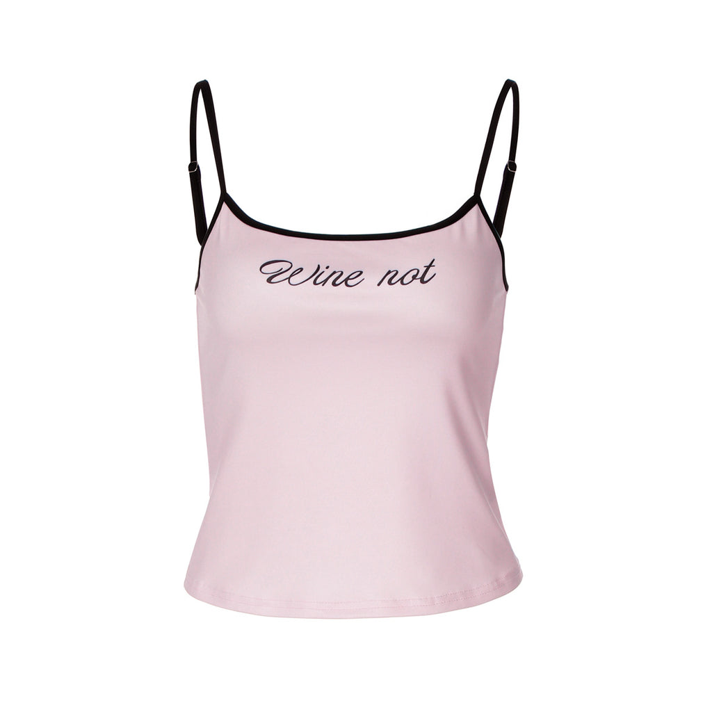 Women's Streetwear Crop Top, Sleeveless, One-Shoulder, Printed, Fitted Tank Top