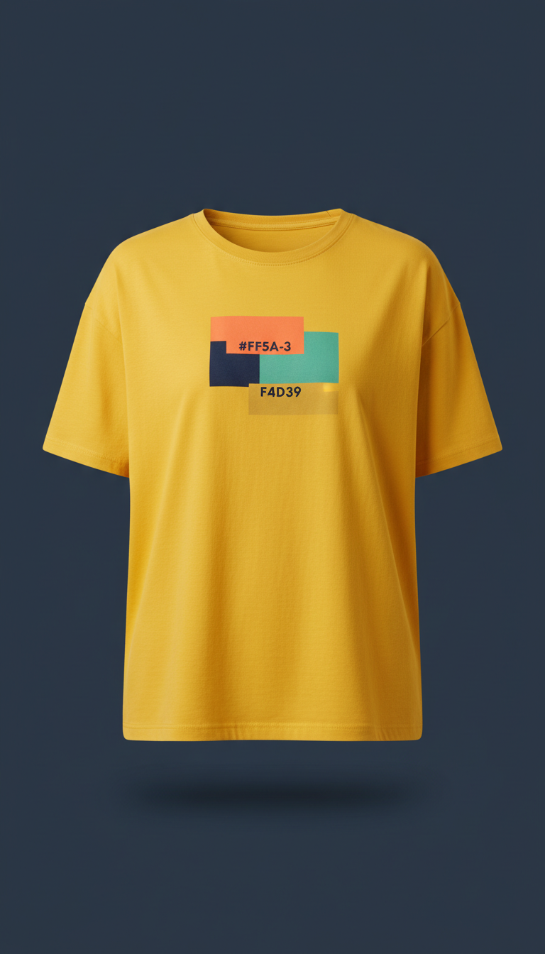 Taxi Yellow statement tee