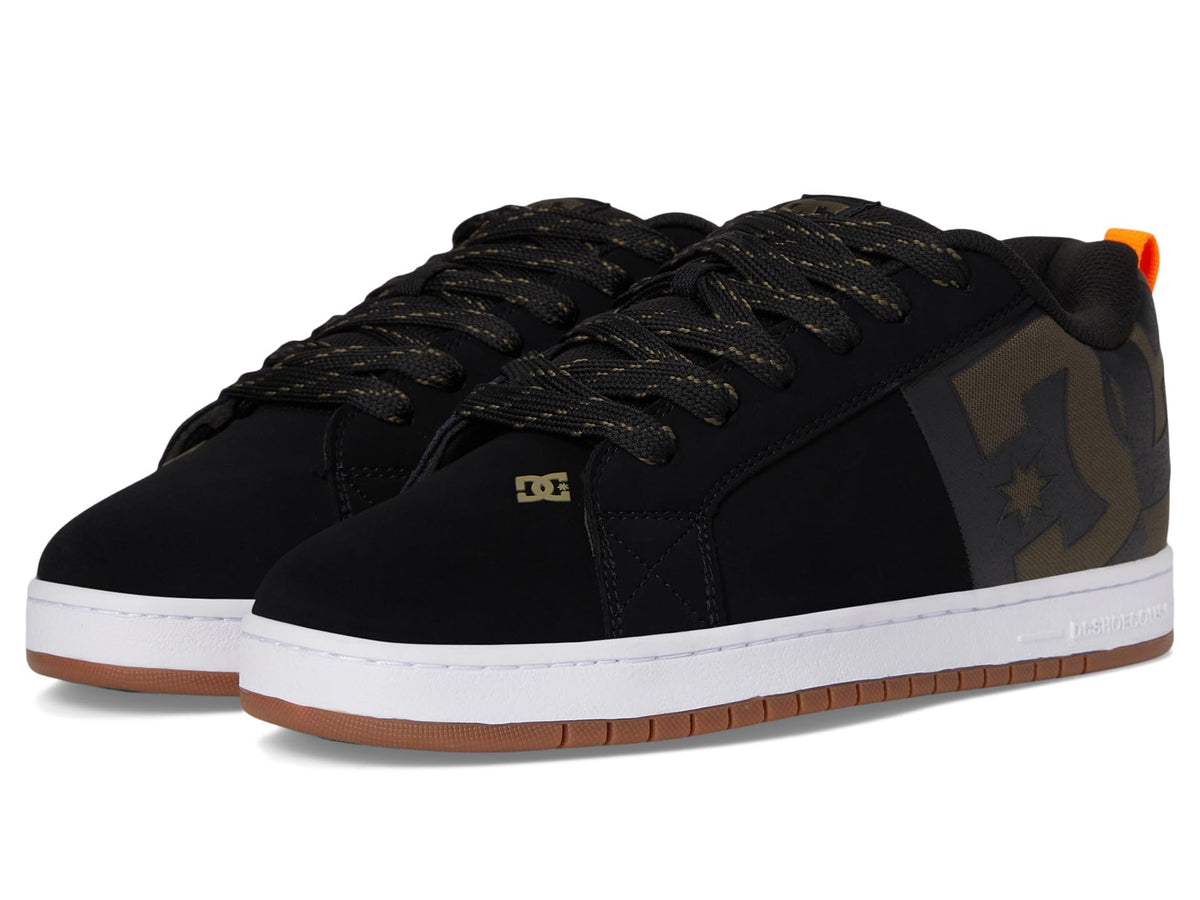DC Mens Court Graffik SQ Skate Shoe Black 9
