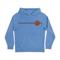 SANTA CRUZ Youth Pullover Hooded Sweatshirt Classic Dot Youth Skate Sweatshirt - Pigment Blue Size: Medium