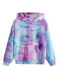 Arshiner Girls Tie Dye Sweatshirts Loose Casual Cute Hoodies for Teens Long Sleeve Pullover Tops Tie Dye Sweatshirt Girls Girls Hoodies Size 8-10