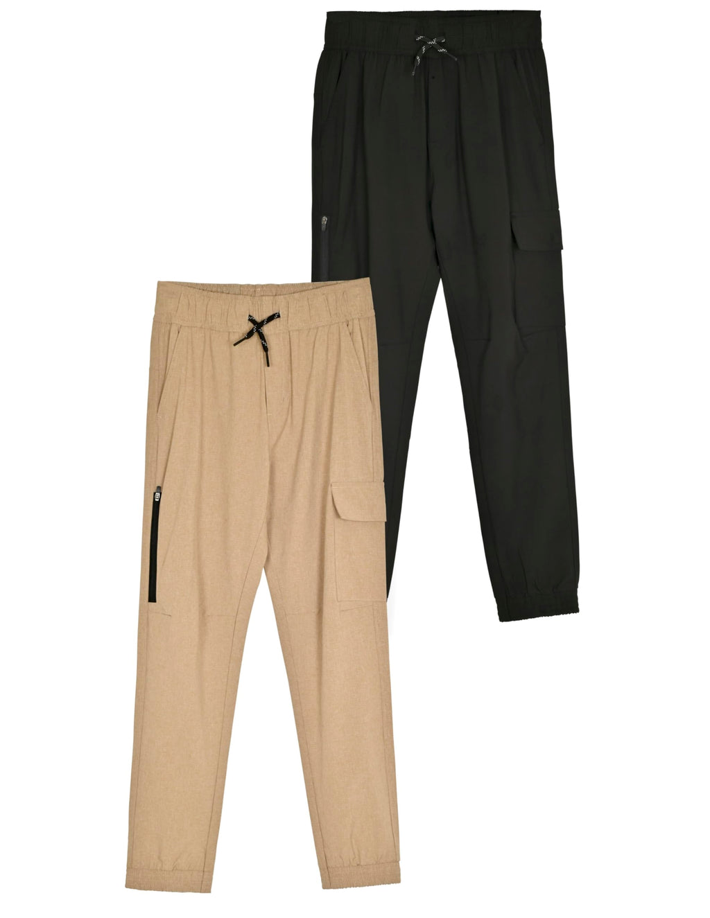 TONY HAWK 2 Pack Boys Hybrid Jogger Pants - Lightweight Skateboard Pants for Boys - 2 Pack Boys Jogger Pants
