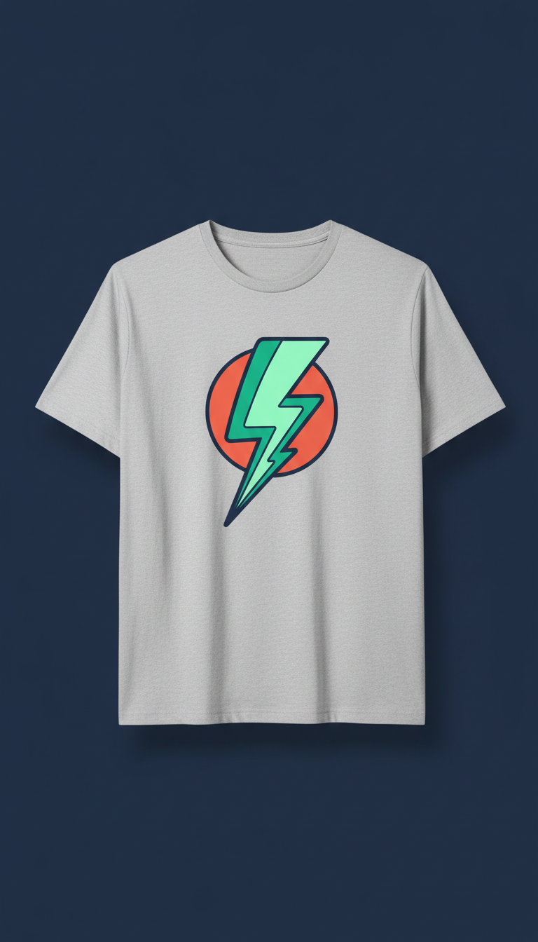 Mint Flash logo tee
